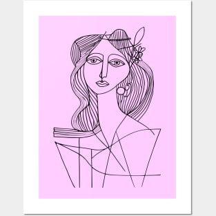 Pablo picasso's muse Posters and Art